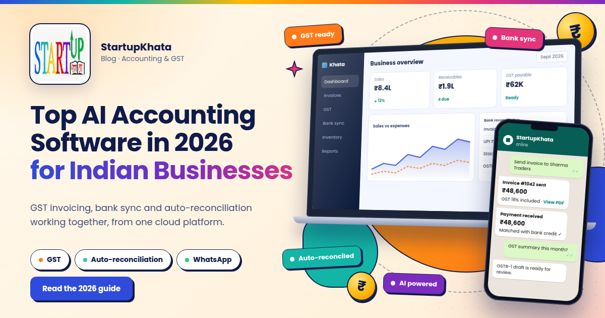 Best AI Accounting Software in 2026 for Indian Businesses