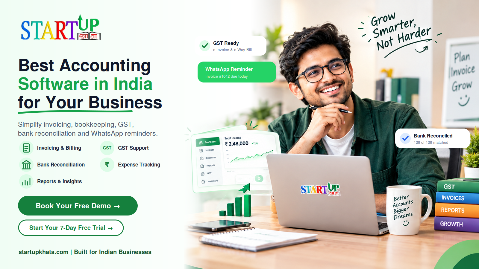 Best Accounting Software in India for Businesses & Startups in 2026